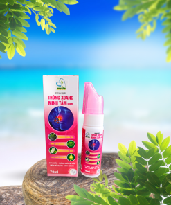 Xịt mũi Thông Xoang Minh Tâm Màu Hồng- dịu nhẹ chai 70ml